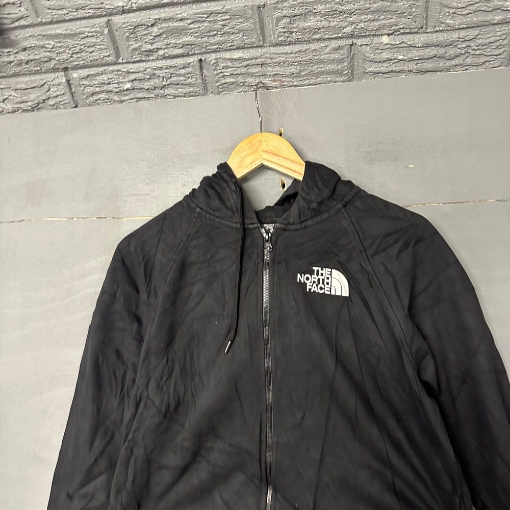 The North Face Womens Black Full Zip Fleece Hoodie Sweatshirt Size‎ Medium